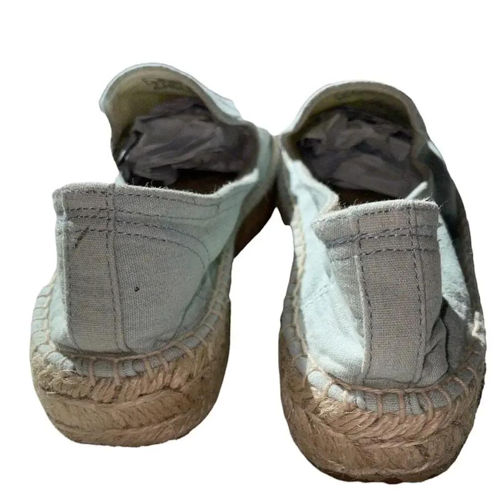 Soludos Eco-friendly Tencel Chambray Sunglasses & Bikini Espadrille Slide Ons 7